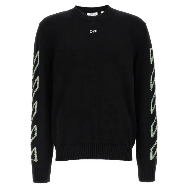 Off White Diag Outline Sweater - OFF WHITE