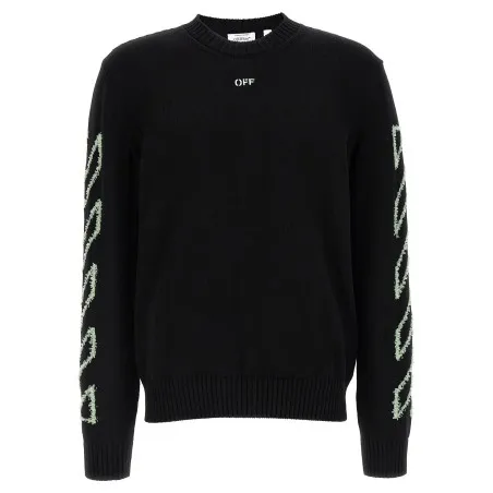 Off White Diag Outline Sweater - OFF WHITE