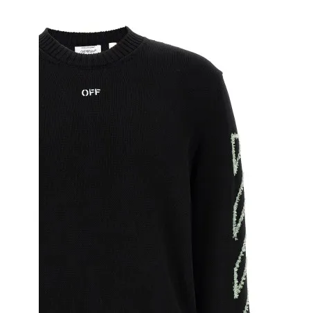 Off White Diag Outline Sweater - OFF WHITE