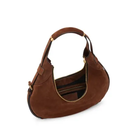 Moschino Suede Shoulder Bag - MOSCHINO