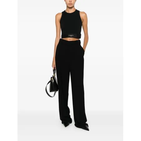 Givenchy Logo Waistband Crop Top - GIVENCHY