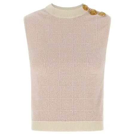 Balmain Testa Di Leone Tweed Vest - BALMAIN