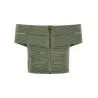 Balmain Off-the-shoulder Crop Top - BALMAIN