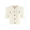 Balmain Cardigan Tweed Plumetis - BALMAIN