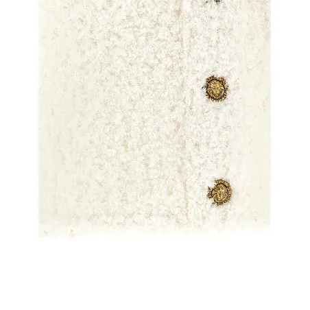 Balmain Cardigan Tweed Plumetis - BALMAIN