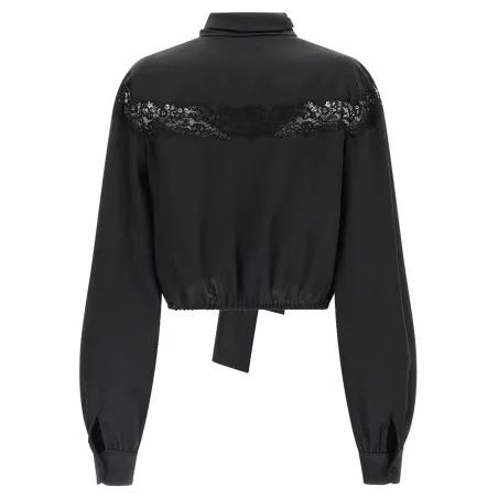 Saint Laurent Lace Silk Shirt - Yves Saint Laurent