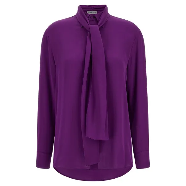 Balenciaga Shirt With Scarf - BALENCIAGA