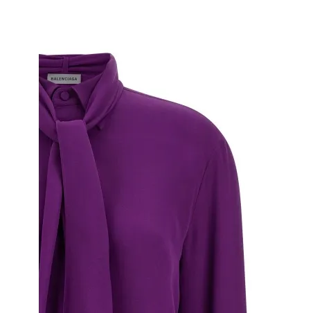 Balenciaga Shirt With Scarf - BALENCIAGA