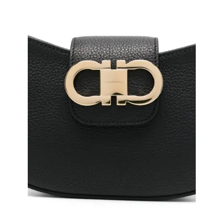 Ferragamo Gancini Zip Shoulder Bag - salvatore ferragamo