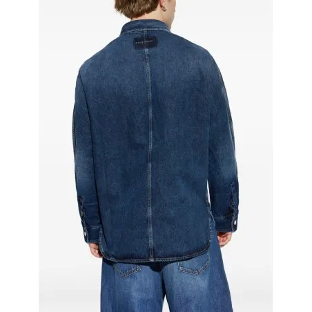 Givenchy Logo Patch Denim Shirt - GIVENCHY