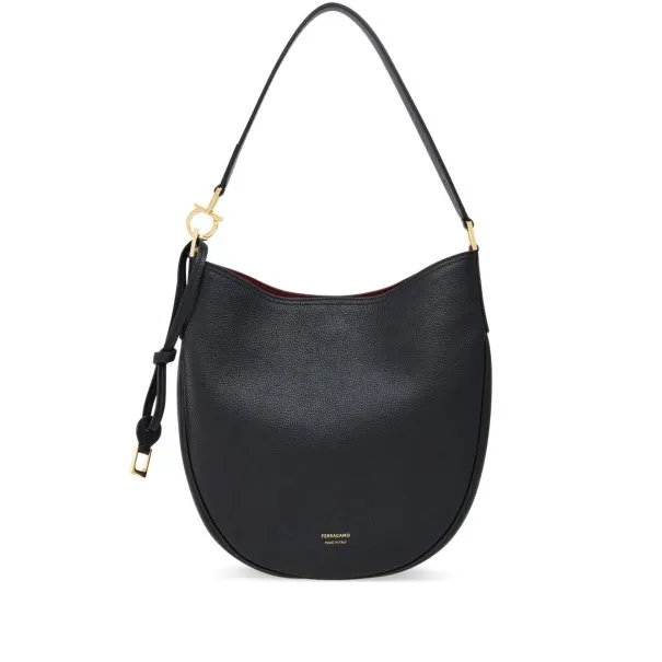 Ferragamo Medium Leather Hobo Bag - salvatore ferragamo
