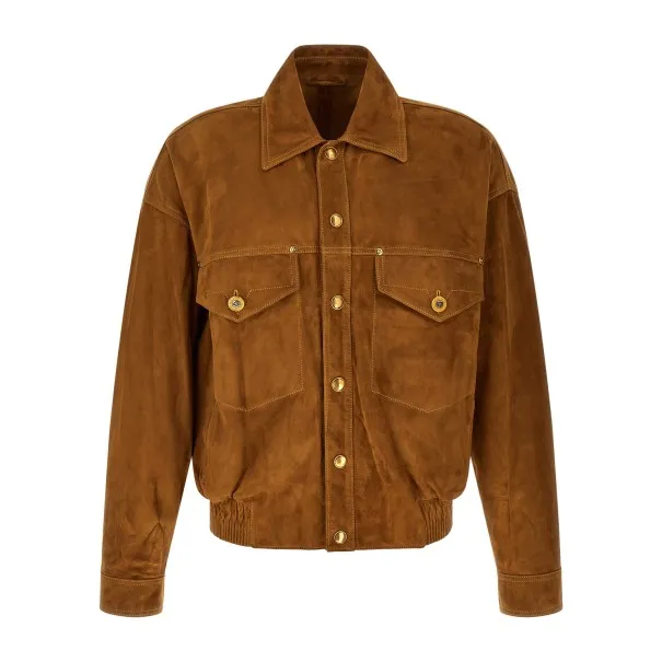 Versace Suede Blouson - VERSACE