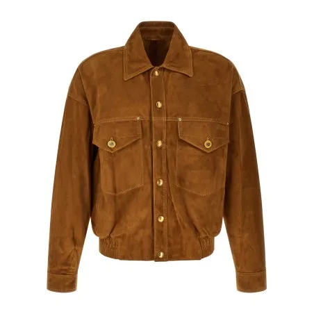 Versace Suede Blouson - VERSACE