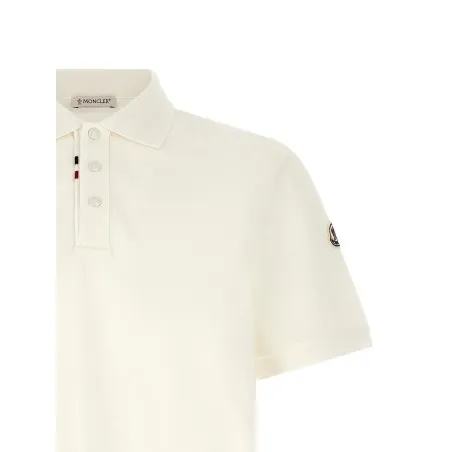Moncler Logo Patch Polo Shirt - MONCLER
