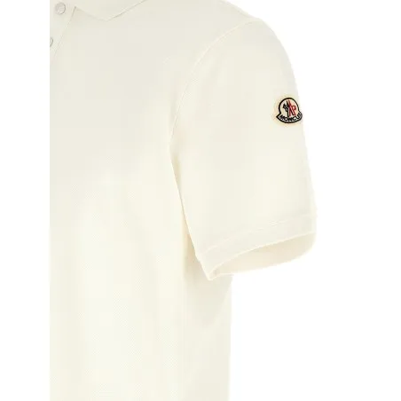 Moncler Logo Patch Polo Shirt - MONCLER
