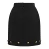 Versace Grain De Poudre Wool Skirt - VERSACE