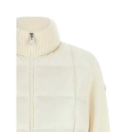 Moncler Two-material Padded Cardigan - MONCLER