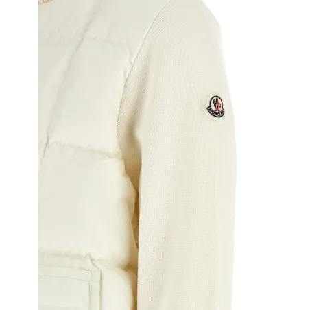 Moncler Two-material Padded Cardigan - MONCLER