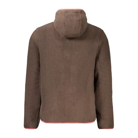 SWEAT-SHIRT MARRON À FERMETURE ÉCLAIR POUR HOMME NORVÈGE 1963 - NORWAY 1963