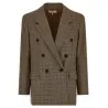 Chloé Check Double-breasted Blazer - CHLOE