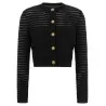 Balmain Semi-transparent Stripes Cardigan - BALMAIN