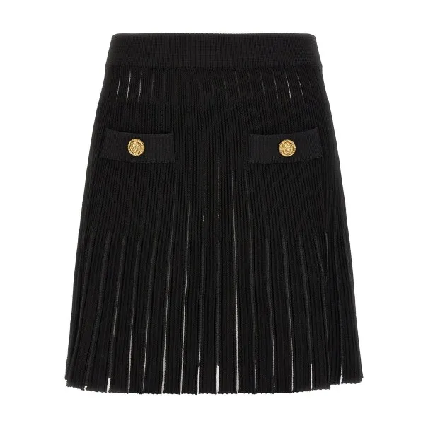Balmain Pleated Skirt - BALMAIN