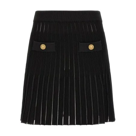 Balmain Pleated Skirt - BALMAIN