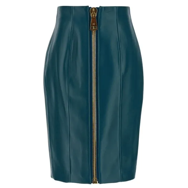Balmain Xl Zip Skirt - BALMAIN