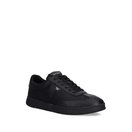 Emporio Armani Nylon sneakers with leather details - Emporio Armani