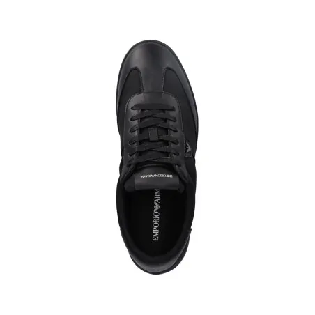Emporio Armani Nylon sneakers with leather details - Emporio Armani