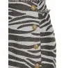 Balmain Lurex Zebra Skirt - BALMAIN