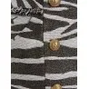 Balmain Lurex Zebra Skirt - BALMAIN