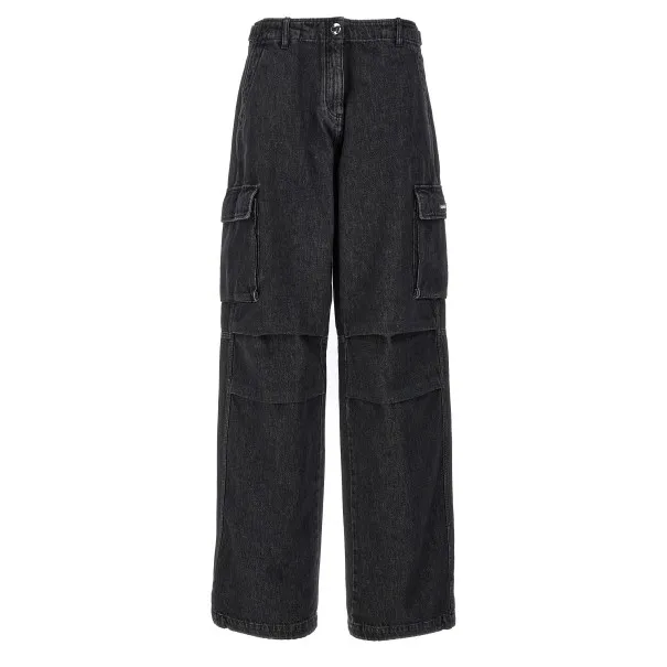 Coperni Denim Wide Leg Cargo Jeans - Coperni