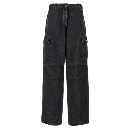 Coperni Denim Wide Leg Cargo Jeans - Coperni