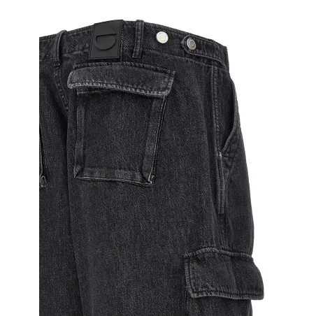 Coperni Denim Wide Leg Cargo Jeans - Coperni
