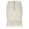 Balmain Fringed Tweed Skirt - BALMAIN