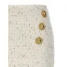 Balmain Fringed Tweed Skirt - BALMAIN