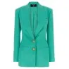 Balmain Logo Button Double-breasted Blazer - BALMAIN