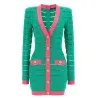 Balmain Two-tone Knit Dress - BALMAIN