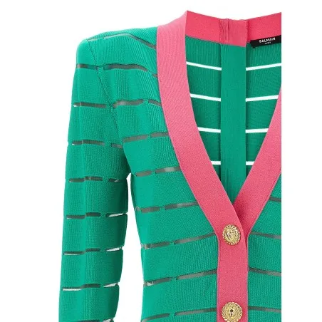Balmain Two-tone Knit Dress - BALMAIN