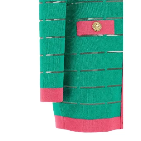 Balmain Two-tone Knit Dress - BALMAIN
