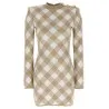 Balmain Vichy Dress - BALMAIN