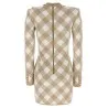 Balmain Vichy Dress - BALMAIN