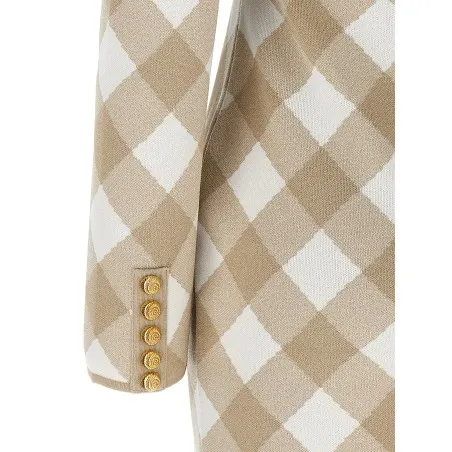 Balmain Vichy Dress - BALMAIN