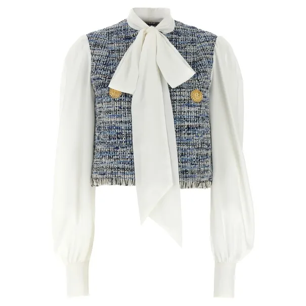 Balmain Tweed Shirt - BALMAIN