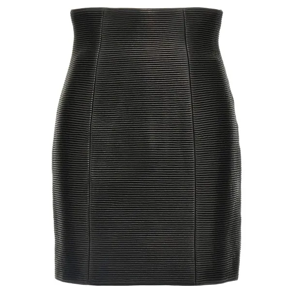 Balmain Hw Rolled Skirt - BALMAIN