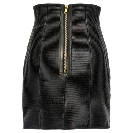 Balmain Hw Rolled Skirt - BALMAIN
