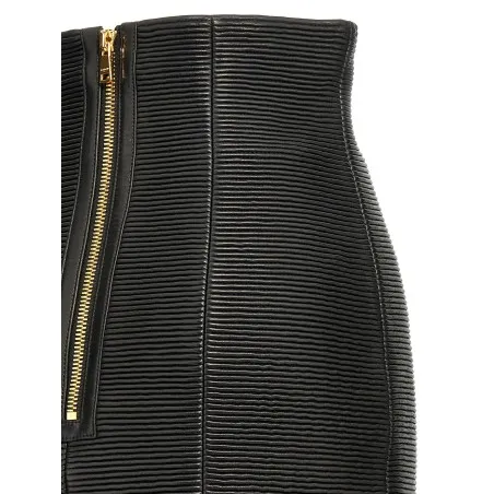 Balmain Hw Rolled Skirt - BALMAIN