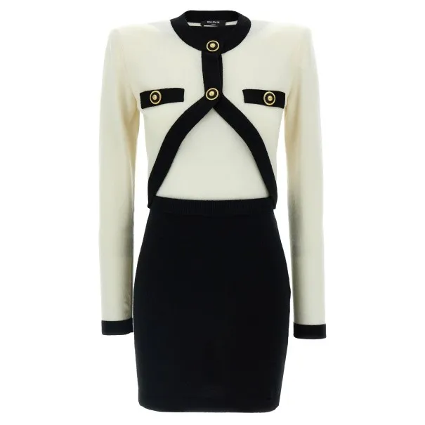 Balmain Filo Leone Catena Dress - BALMAIN