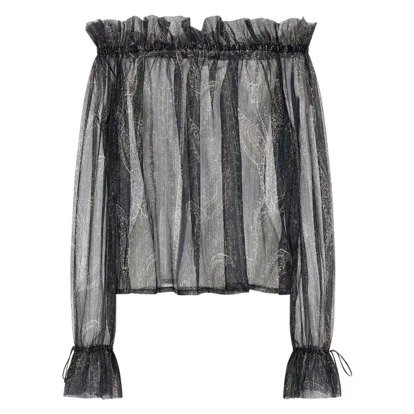 Saint Laurent Lurex Blouse - Yves Saint Laurent